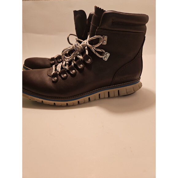 Cole Haan Zerogrand Lace‎ Up Boots Size 9.5 Brown Leather Waterproof C33960 main image 7